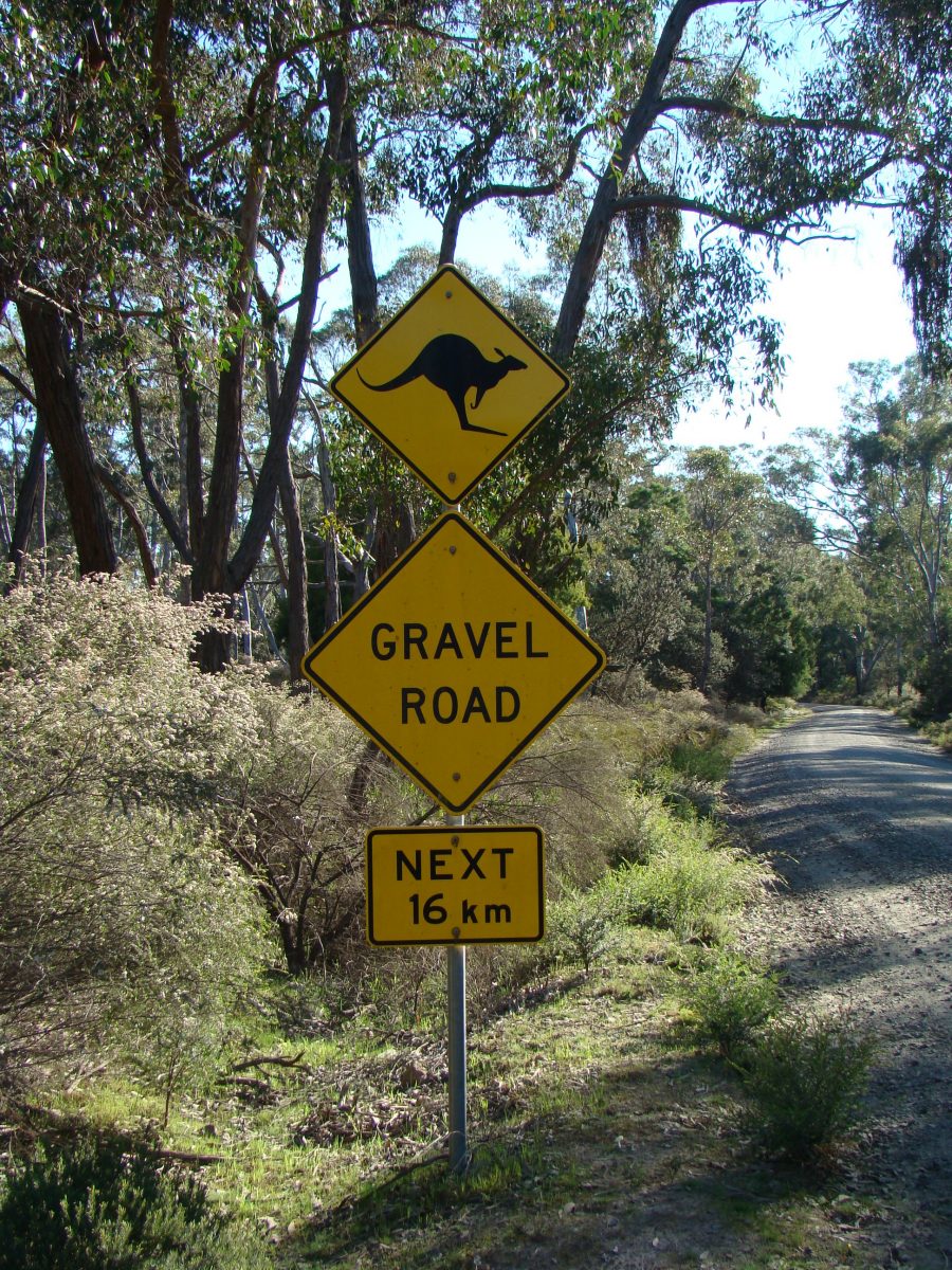 Sign kangaroo
