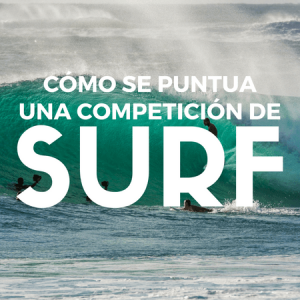 Puntuacion de una competicion de surf