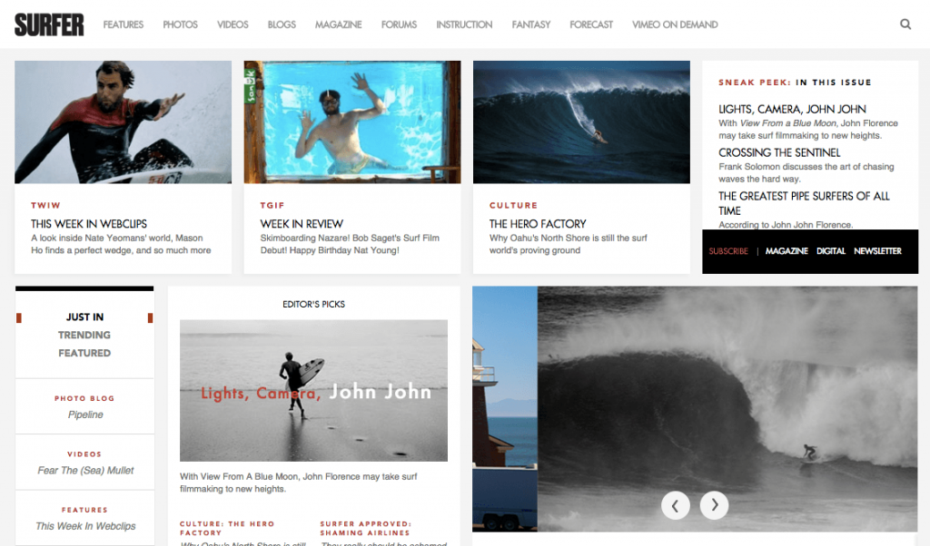 mejores webs surf ingles