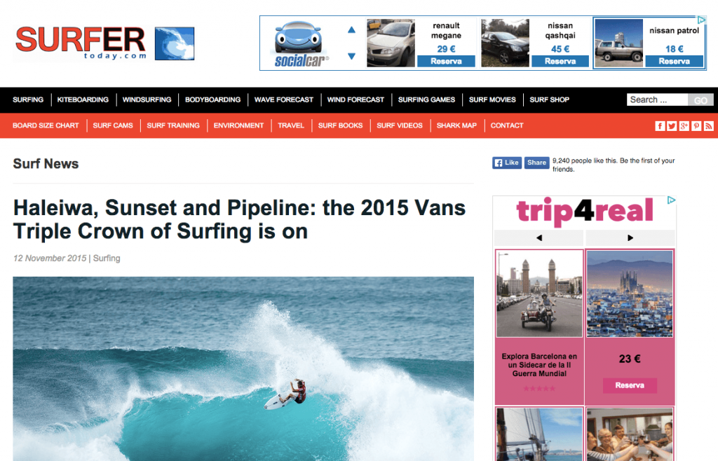 mejores webs de surf 