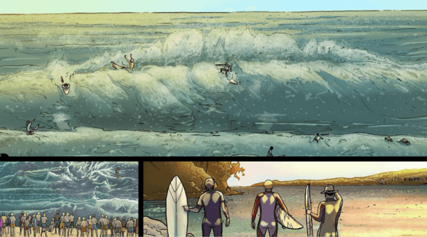 Comic de surf