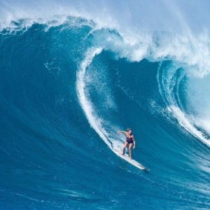 Las mujeres y el surf de olas grandes